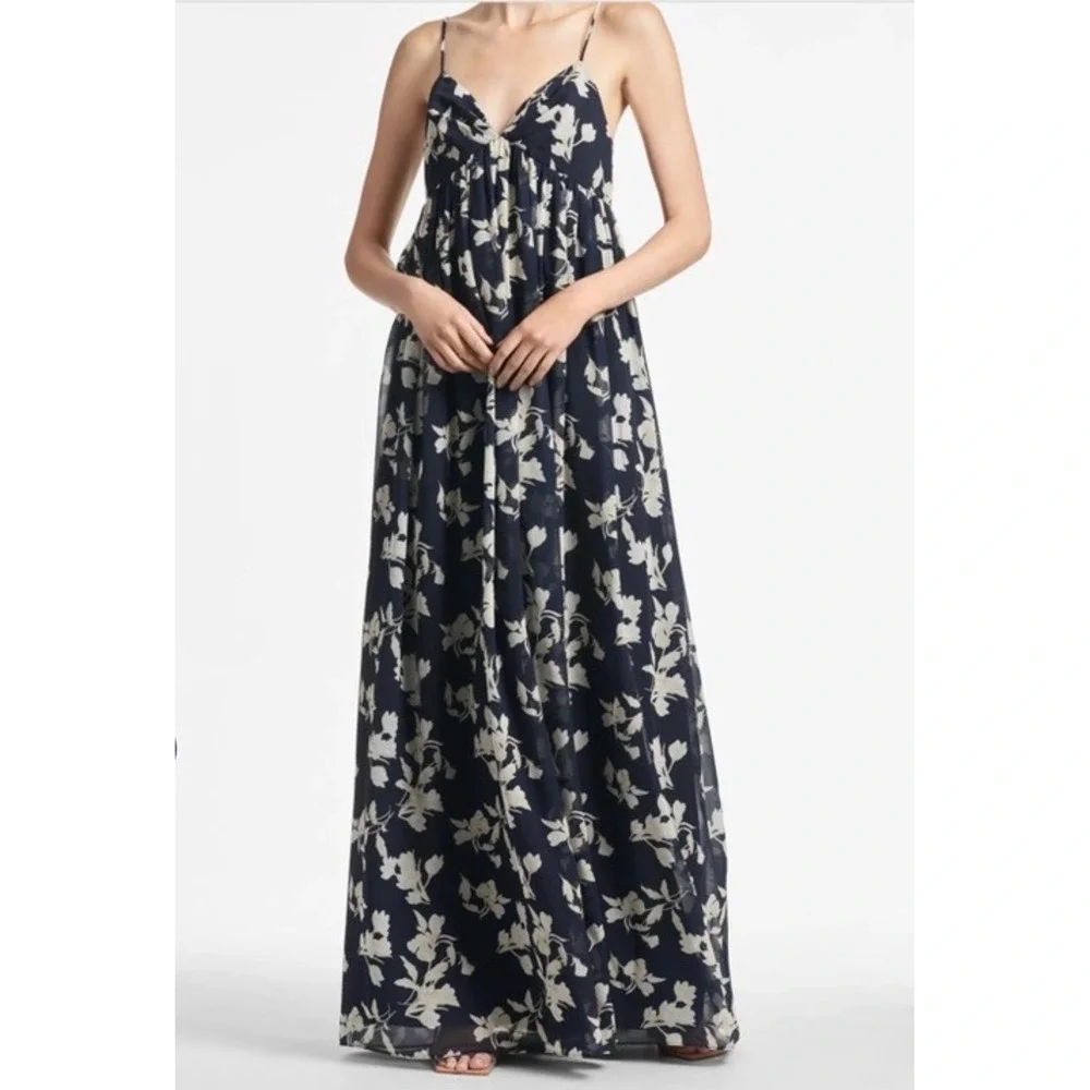 Sachin & Babi Jessica Gown Navy Venetia‎ Petal Size 10 NWT